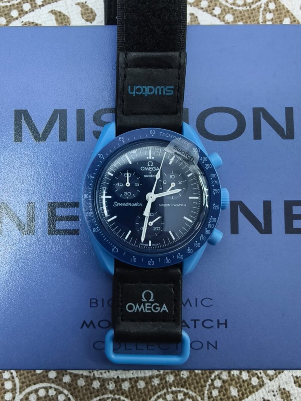 Swatch x Omega MoonSwatch Mission to Neptune Watch